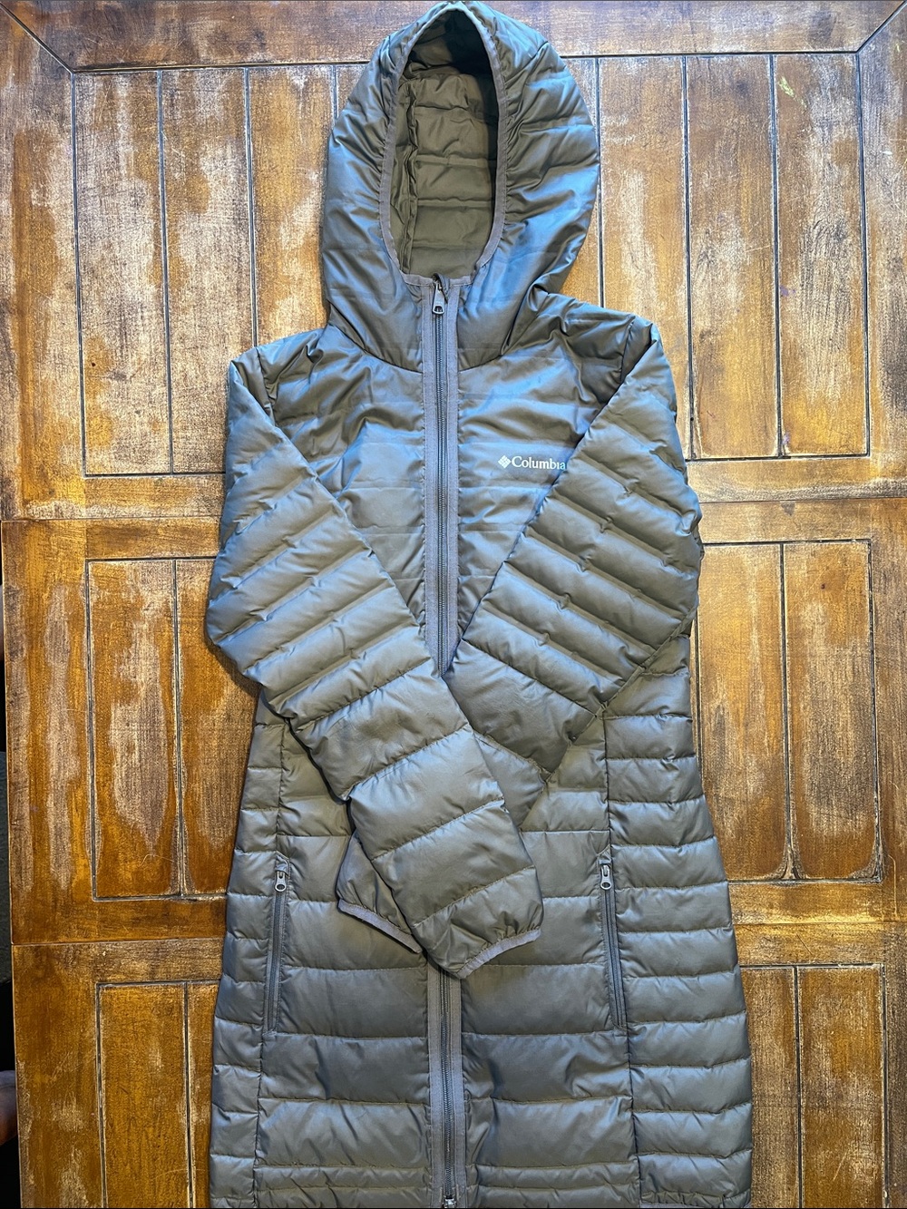 Columbia Long Hooded Puffer Coat